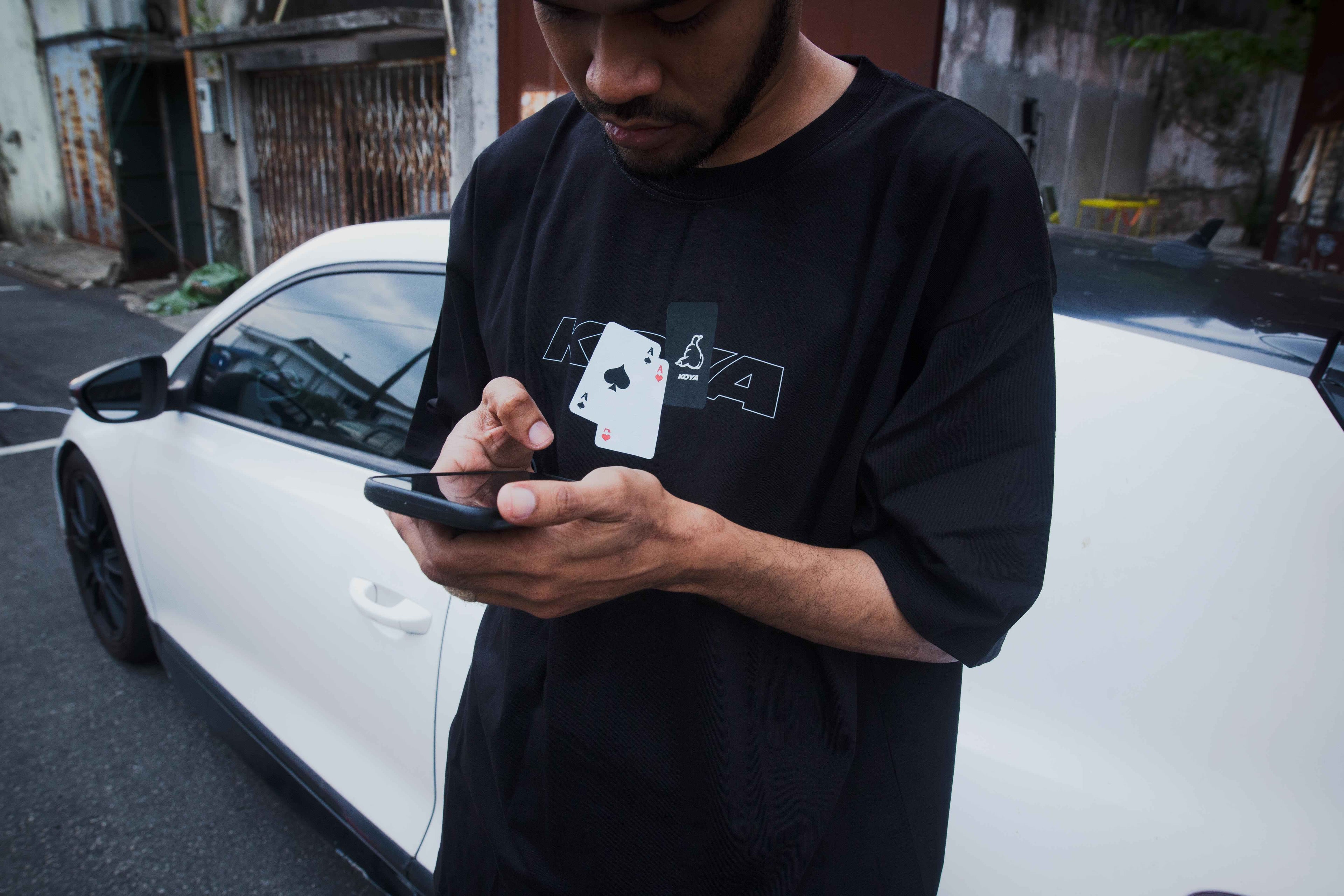 KOYA® Pair Ace Cotton Tee